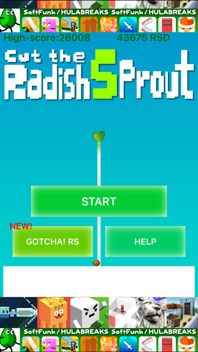 Emulate iPhone app RadishSprout using MyAndroid