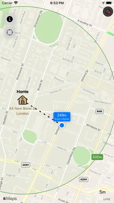 Emulate iPhone app Radius & Distance using MyAndroid Emulate iPhone app Radius & Distance using MyAndroid
