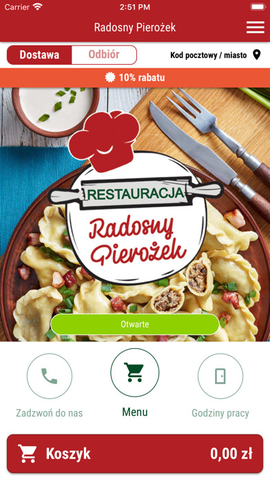 Emulate iPhone app Radosny Pierożek using MyAndroid