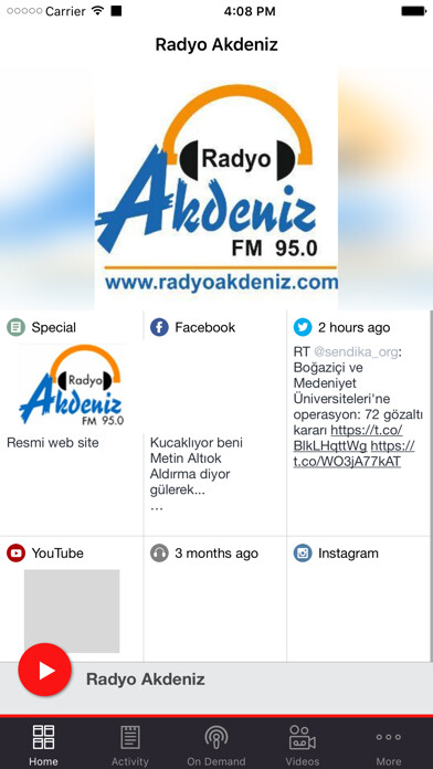 Emulate iPhone app Radyo Akdeniz using MyAndroid Emulate iPhone app Radyo Akdeniz using MyAndroid