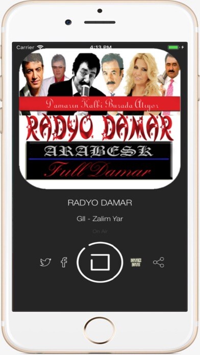 Emulate iPhone app Radyo Damar - Arabesk Radyo using MyAndroid Emulate iPhone app Radyo Damar - Arabesk Radyo using MyAndroid