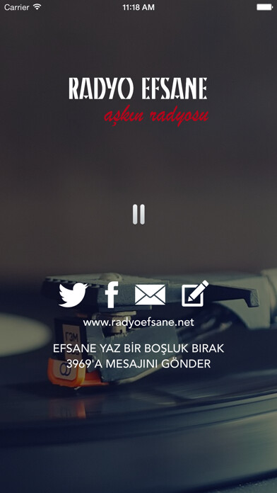 Emulate iPhone app Radyo Efsane using MyAndroid Emulate iPhone app Radyo Efsane using MyAndroid