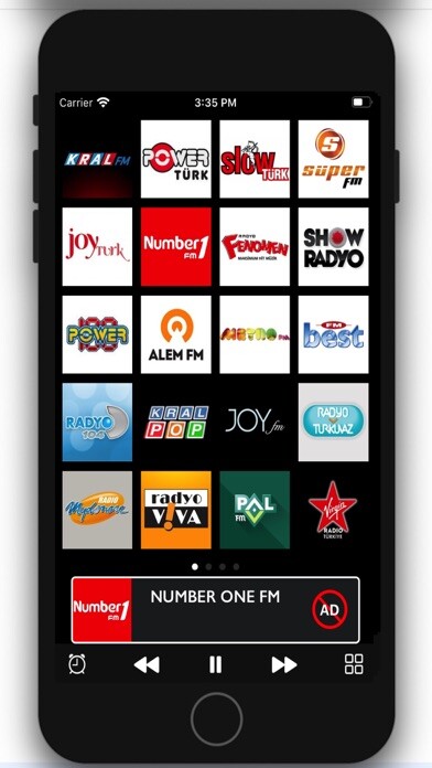 Emulate iPhone app Radyo Trkiye FM using MyAndroid