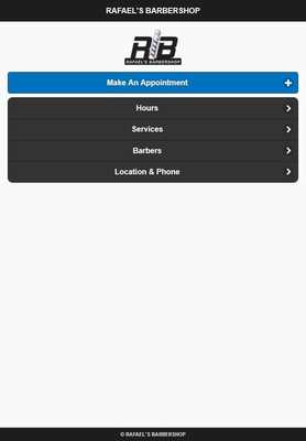 Emulate Android APK RAFAELS BARBERSHOP
