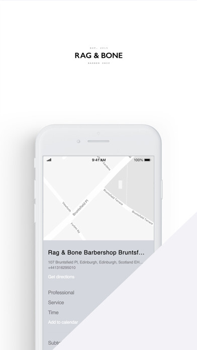 Emulate iPhone app Rag & Bone Barbershop using MyAndroid Emulate iPhone app Rag & Bone Barbershop using MyAndroid