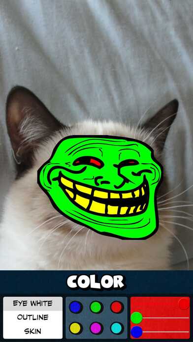 Emulate iPhone app Rage Color Stickers using MyAndroid Emulate iPhone app Rage Color Stickers using MyAndroid
