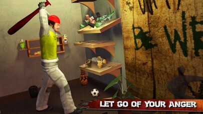 Emulate iPhone app Rage Room : Stress Reliever using MyAndroid
