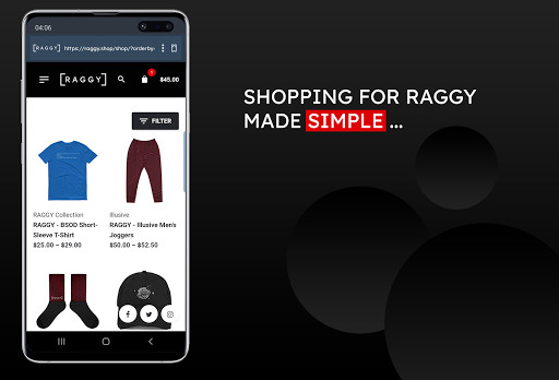 Run android online APK RAGGY - Streetwear Shop & Coupons from MyAndroid or emulate RAGGY - Streetwear Shop & Coupons using MyAndroid