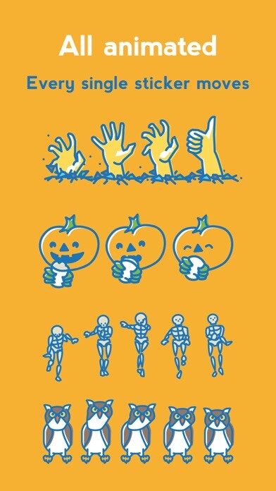 Emulate iPhone app Rag Tag Spookyish Sticker Pack using MyAndroid Emulate iPhone app Rag Tag Spookyish Sticker Pack using MyAndroid