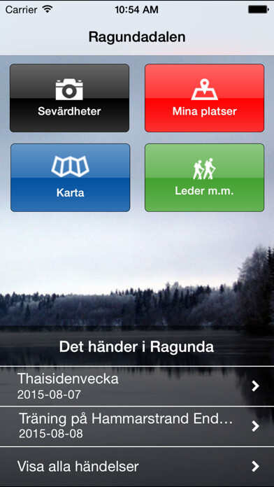Emulate iPhone app Ragundadalen using MyAndroid Emulate iPhone app Ragundadalen using MyAndroid