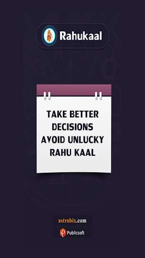 Run android online APK Rahukaal (Rahukalam) by Astrobix from MyAndroid or emulate Rahukaal (Rahukalam) by Astrobix using MyAndroid