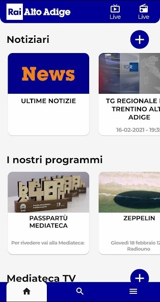 Run android online APK Rai AltoAdige-Südtirol-Ladinia from MyAndroid or emulate Rai AltoAdige-Südtirol-Ladinia using MyAndroid