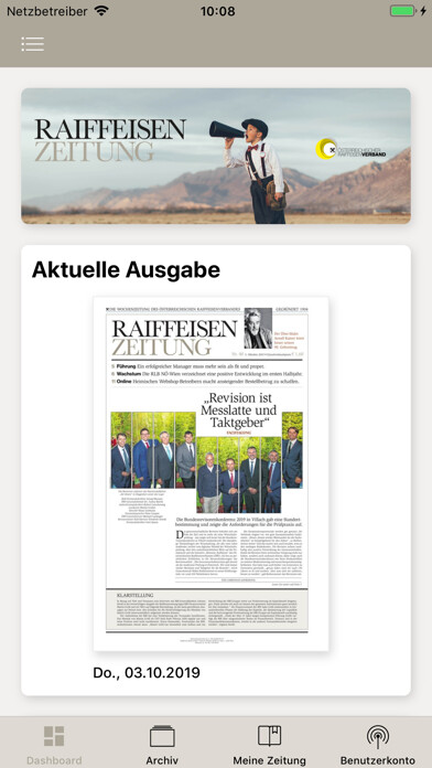 Emulate iPhone app Raiffeisenzeitung using MyAndroid Emulate iPhone app Raiffeisenzeitung using MyAndroid