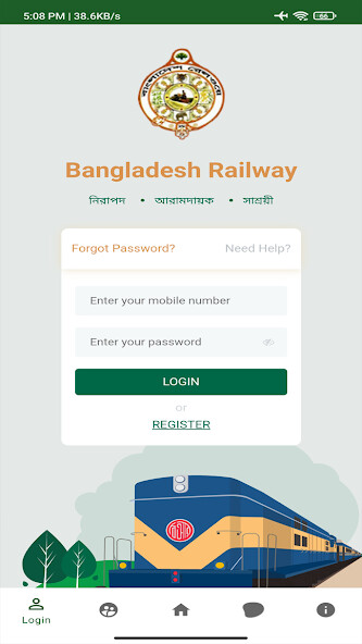 Run android online APK Rail Sheba : Buy Ticket 2022 from MyAndroid or emulate Rail Sheba : Buy Ticket 2022 using MyAndroid