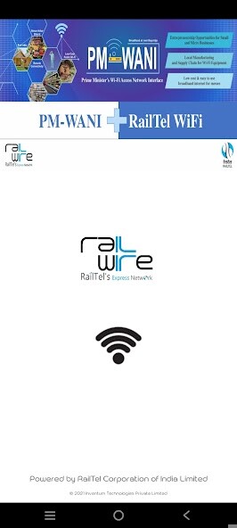 Run android online APK RailTel WiFi from MyAndroid or emulate RailTel WiFi using MyAndroid