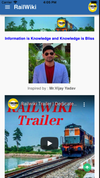 Emulate iPhone app RailWiki using MyAndroid