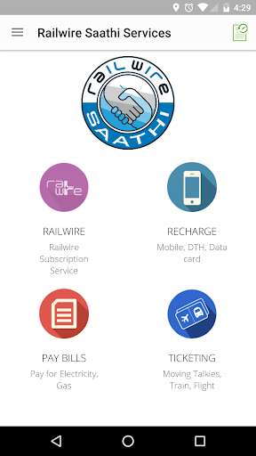Run android online APK Railwire Saathi from MyAndroid or emulate Railwire Saathi using MyAndroid