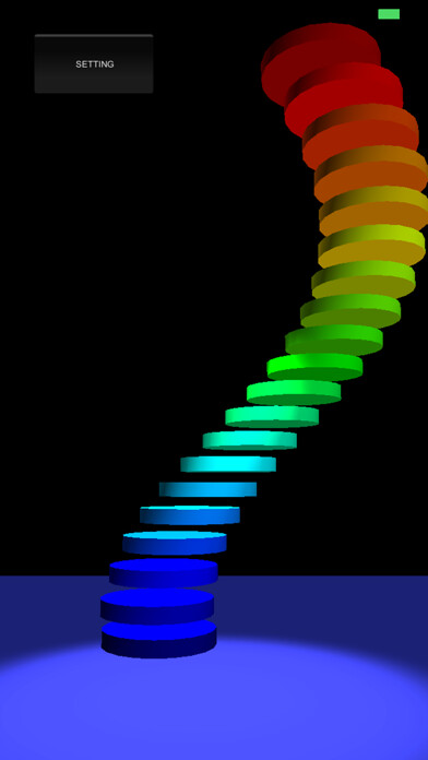 Emulate iPhone app Rainbow 3D using MyAndroid