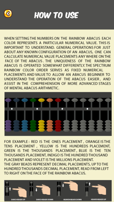 Emulate iPhone app Rainbow Abacus using MyAndroid