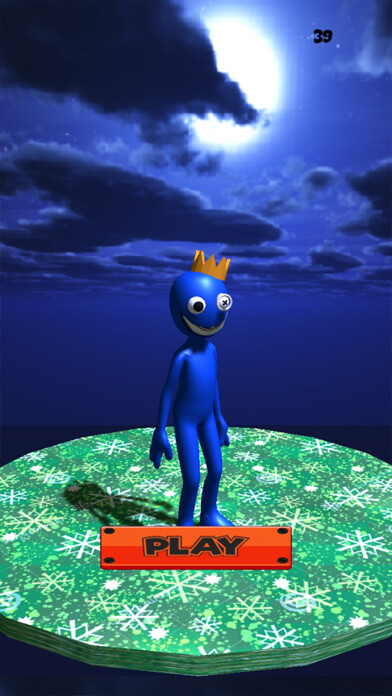 Emulate iPhone app Rainbow blue friends running using MyAndroid Emulate iPhone app Rainbow blue friends running using MyAndroid
