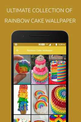 Emulate Android APK Rainbow Cake Wallpaper