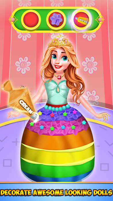 Emulate iPhone app Rainbow Doll Cake Maker using MyAndroid Emulate iPhone app Rainbow Doll Cake Maker using MyAndroid