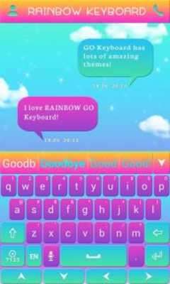 Emulate Android APK Rainbow GO Keyboard Theme Emulate Android APK Rainbow GO Keyboard Theme