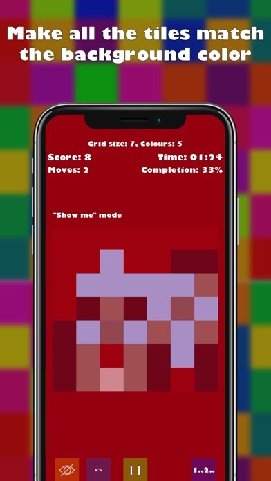 Emulate iPhone app Rainbow Grid: Logic Game using MyAndroid Emulate iPhone app Rainbow Grid: Logic Game using MyAndroid