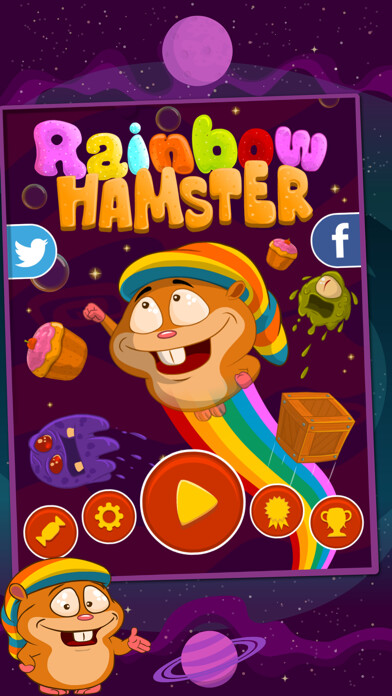 Emulate iPhone app Rainbow Hamster using MyAndroid