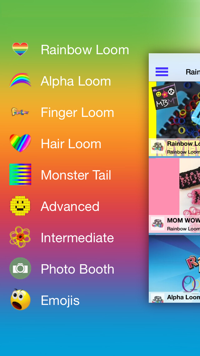 Emulate iPhone app Rainbow Loom Free using MyAndroid Emulate iPhone app Rainbow Loom Free using MyAndroid