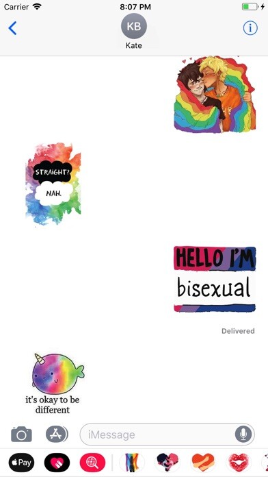 Emulate iPhone app Rainbow Love LGBT Pride using MyAndroid Emulate iPhone app Rainbow Love LGBT Pride using MyAndroid