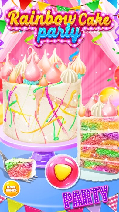 Emulate iPhone app Rainbow Pastel Cake using MyAndroid Emulate iPhone app Rainbow Pastel Cake using MyAndroid