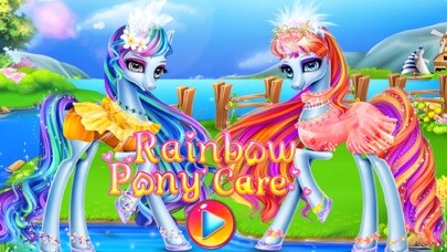 Emulate iPhone app Rainbow Pony Care-Girl Game using MyAndroid