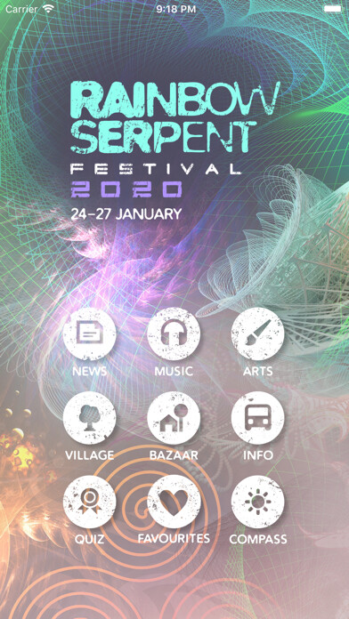 Emulate iPhone app Rainbow Serpent Festival using MyAndroid Emulate iPhone app Rainbow Serpent Festival using MyAndroid