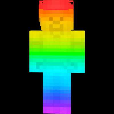 Emulate Android APK Rainbow Steve Skin Emulate Android APK Rainbow Steve Skin