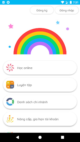 Run android online APK Rainbows: Toán Tư Duy, Tiếng Anh, Đánh Vần from MyAndroid or emulate Rainbows: Toán Tư Duy, Tiếng Anh, Đánh Vần using MyAndroid Run android online APK Rainbows: Toán Tư Duy, Tiếng Anh, Đánh Vần from MyAndroid or emulate Rainbows: Toán Tư Duy, Tiếng Anh, Đánh Vần using MyAndroid