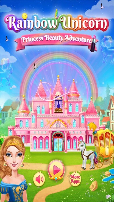 Emulate iPhone app Rainbow Unicorn Princess using MyAndroid Emulate iPhone app Rainbow Unicorn Princess using MyAndroid