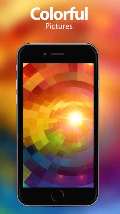 Emulate iPhone app Rainbow Wallpapers & Themes using MyAndroid