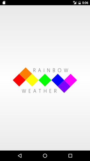 Emulate Android APK Rainbow Weather