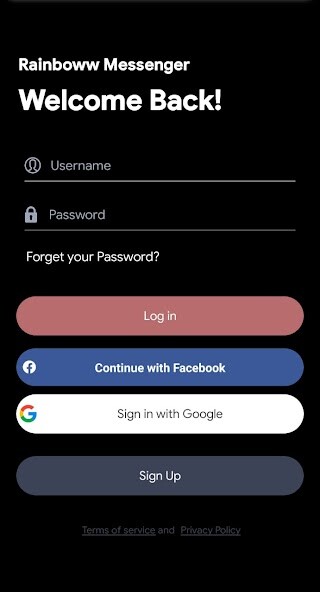 Run android online APK Rainboww Messenger from MyAndroid or emulate Rainboww Messenger using MyAndroid