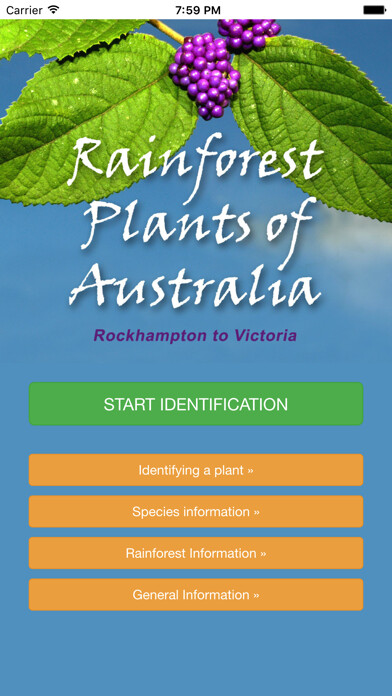 Emulate iPhone app Rainforest Plants of Australia using MyAndroid Emulate iPhone app Rainforest Plants of Australia using MyAndroid