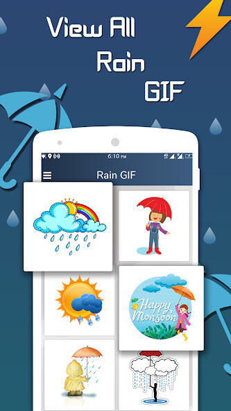 Run android online APK Rain GIF : Happy Monsoon GIF from MyAndroid or emulate Rain GIF : Happy Monsoon GIF using MyAndroid