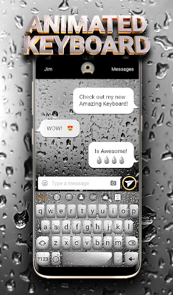 Run android online APK Rain HD Animated Keyboard + Live Wallpaper from MyAndroid or emulate Rain HD Animated Keyboard + Live Wallpaper using MyAndroid