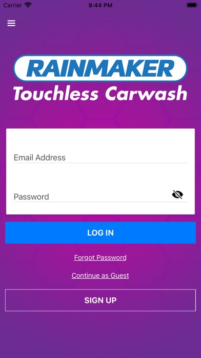 Emulate iPhone app Rainmaker Carwash using MyAndroid Emulate iPhone app Rainmaker Carwash using MyAndroid