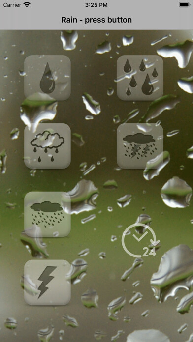 Emulate iPhone app RAIN (raindrops-rain in forest using MyAndroid Emulate iPhone app RAIN (raindrops-rain in forest using MyAndroid