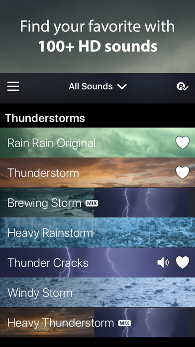 Emulate iPhone app Rain Rain Sleep Sounds using MyAndroid Emulate iPhone app Rain Rain Sleep Sounds using MyAndroid