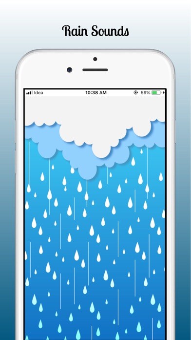 Emulate iPhone app Rain Sounds & Music using MyAndroid