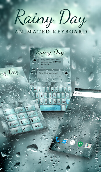 Run android online APK Rainy Day Animated Keyboard + Live Wallpaper from MyAndroid or emulate Rainy Day Animated Keyboard + Live Wallpaper using MyAndroid