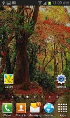 Emulate Android APK Rainy Forest Water LWP