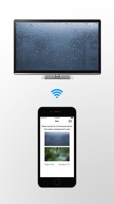 Emulate iPhone app Rainy Window on TV using MyAndroid Emulate iPhone app Rainy Window on TV using MyAndroid